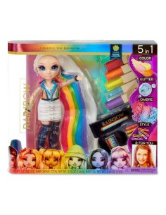 Playset Rainbow Hair Studio Rainbow High 569329E7C 5 in 1 (30 cm) da Rainbow High, Playset con figure di giocattoli - Ref: S7...