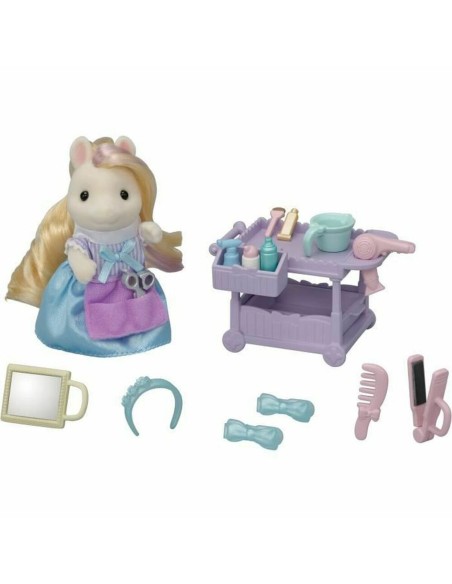 Boneco de Ação Sylvanian Families The Pony Mum and Her Styling Kit | Tienda24 Tienda24.eu