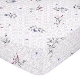 Fitted sheet HappyFriday Delicate bouquet Multicolour 160 x 200 x 32 cm by HappyFriday, Sheets and pillowcases - Ref: D161072...