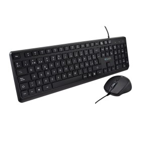 clavier et souris V7 CKU350ES Noir Espagnol Qwerty de V7, Ensembles Clavier et Souris - Réf : S55267954, Prix : 20,22 €, Remi...