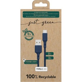 Cable USB BigBen Connected JGCBLCOTAC2MBL Verde 2 m (1 unidad) de BigBen Connected, Cables USB - Ref: S55270232, Precio: 6,86...