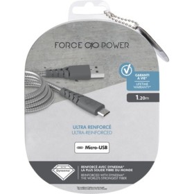 Câble USB BigBen Connected FPCBLMIC1.2MG Gris 1,2 m (1 Unité) de BigBen Connected, Câbles USB - Réf : S55270265, Prix : 16,09...