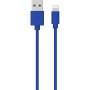 USB Cable BigBen Connected WCBLMFI1MBL Blue 1 m (1 Unit) | Tienda24 - Global Online Shop Tienda24.eu