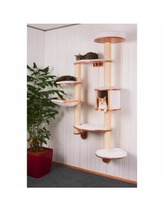 Arbre à chat Gloria 36 x 50 x 83 cm Marron Bois Acier Sisal | Tienda24 Tienda24.eu