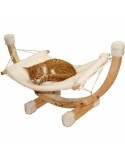 Hamac Suspendu pour Chats Kerbl Siesta 73 x 36 x 34 cm Blanc | Tienda24 Tienda24.eu