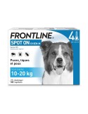 Antiparásitos Frontline Perro 10-20 Kg 1,34 ml 4 Unidades | Tienda24 Tienda24.eu