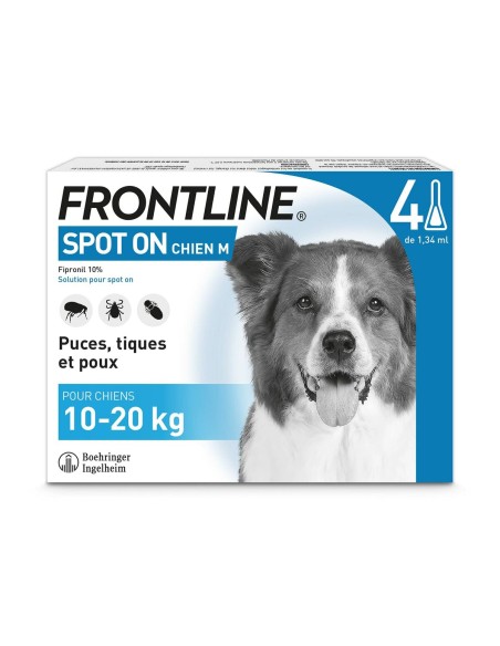 Antiparásitos Frontline Perro 10-20 Kg 1,34 ml 4 Unidades | Tienda24 Tienda24.eu