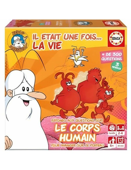 Jeu de société Educa Le Corps Humain - Il etait une fois...La vie 17352 | Tienda24 Tienda24.eu