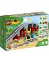 Jeu de Véhicules Lego DUPLO 10872 Train rails and bridge 26 Pièces | Tienda24 Tienda24.eu