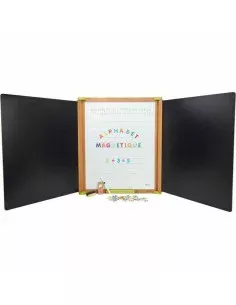 Tableau Magnétique avec Marqueur Blanc Aluminium 30 x 40 cm (12 Unités) | Tienda24 Tienda24.eu