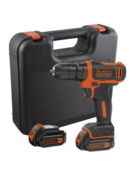 Aparafusadora Black & Decker BDCDD12KB-QW 10,8 V | Tienda24 Tienda24.eu