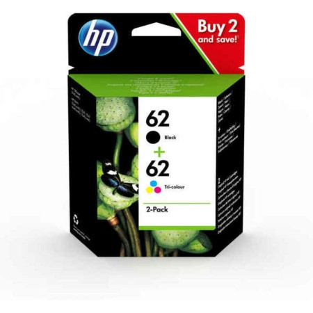 Original Tintenpatrone HP 62 Schwarz Dreifarbig von HP, Toner und Druckertinte - Ref: S5600483, Preis: 50,86 €, Rabatt: %