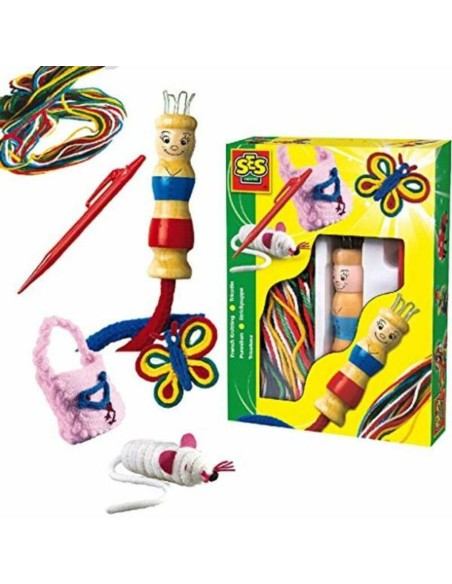 Gioco Educativo SES Creative Tricotin With yarns of different colors Multicolore (1 Pezzi) da SES Creative, Giochi da tavolo ...