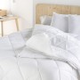 Duvet HappyFriday Basic White 120 + 250 g/m² 180 x 220 cm (2 Pieces) by HappyFriday, Quilts and quilt covers - Ref: D1610781,...