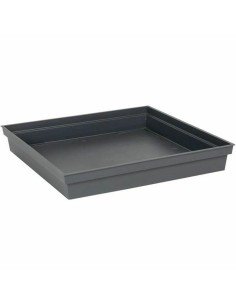 Flower Pot Dish Elho 8711904200787 Anthracite Dark grey Plastic Ø 30 cm | Tienda24 Tienda24.eu