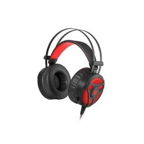 Headphones with Microphone Genesis NEON 360 Red Black by Genesis, Headphones and accessories - Ref: S5604581, Price: 20,72 €,...