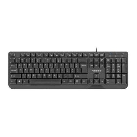 Clavier Natec NKL-1720 Noir Espagnol de Natec, Claviers - Réf : S5605301, Prix : 7,10 €, Remise : %