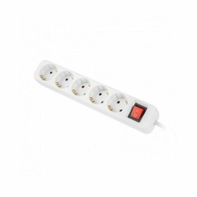 Multiprise 5 Prises Schuko Lanberg 2500 W 3 m Blanc (3 m) de Lanberg, Multiprises - Réf : S5607118, Prix : 8,29 €, Remise : %