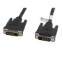 DVI Cable Lanberg Male Plug/Male Plug Black | Tienda24 - Global Online Shop Tienda24.eu