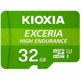 Carte Mémoire Micro SD avec Adaptateur Kioxia Exceria High Endurance Cours 10 UHS-I U3 Vert de Kioxia, Cartes mémoire - Réf :...