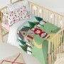 Duvet cover set HappyFriday Mr Fox Red riding hood Multicolour Baby Crib 2 Pieces by HappyFriday, Quilts and quilt covers - R...