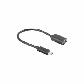 USB A to USB C Cable EDM Black 1 m | Tienda24 - Global Online Shop Tienda24.eu