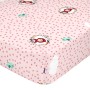 Fitted sheet HappyFriday MR FOX Multicolour Pink 60 x 120 x 14 cm by HappyFriday, Sheets and pillowcases - Ref: D1610806, Pri...