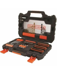 Set di punte per trapano e punte per trapano Black & Decker A7231 76 Pezzi da Black & Decker, Set punte per trapani - Ref: S7...