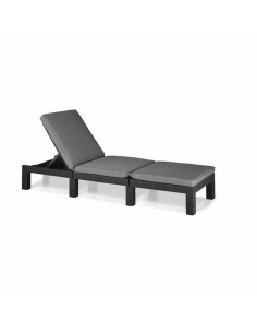 Tumbona Aktive Blanco Azul marino Reclinable A rayas 147 x 70 x 48 cm (2 Unidades) | Tienda24 Tienda24.eu