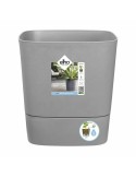 Planter Elho Greensense Aqua Care 29,5 x 29,5 x 30,2 cm Grey | Tienda24 Tienda24.eu