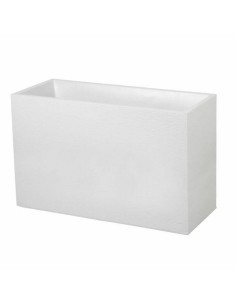 Set de Maceteros Romimex Blanco Beige Cuerda (2 Piezas) | Tienda24 Tienda24.eu