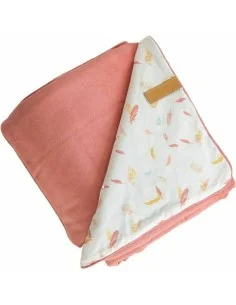 Doudou dupla camada 30 x 30 cm Lunares Amarelo | Tienda24 Tienda24.eu