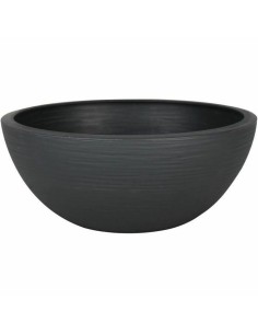 Vaso Lechuza 40 x 40 x 76 cm Branco Preto Polipropileno Plástico Retangular Quadrado | Tienda24 Tienda24.eu