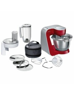 Robot da Cucina BOSCH MUM58720 1000W 3,9L EasyArmLift Argentato Rosso Scuro 1000 W 1,7 L da BOSCH, Robot da cucina e mini tri...