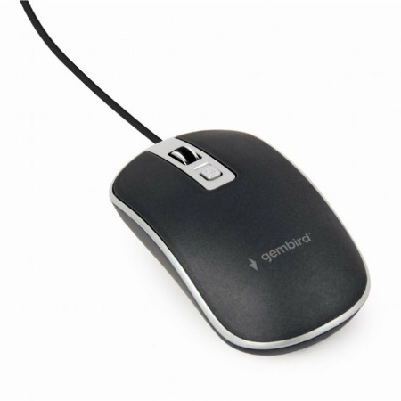 Mouse with Cable and Optical Sensor GEMBIRD MUS-4B-06-BS 1200 DPI (1 Unit) | Tienda24 - Global Online Shop Tienda24.eu