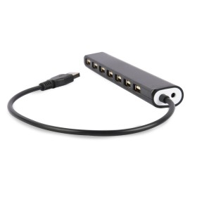 Hub USB GEMBIRD UHB-U2P7-04 Preto de GEMBIRD, Hubs de rede - Ref: S5616535, Preço: 9,34 €, Desconto: %