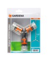 Connettore Gardena 18287-20 Triplo Sistema di irrigazione Ø 15 mm da Gardena, Tubi e accessori - Ref: S7169921, Precio: 35,07...