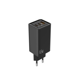 Wall Charger LEOTEC GaN Black 65 W by LEOTEC, Chargers and charging stands - Ref: S5616730, Price: 18,63 €, Discount: %