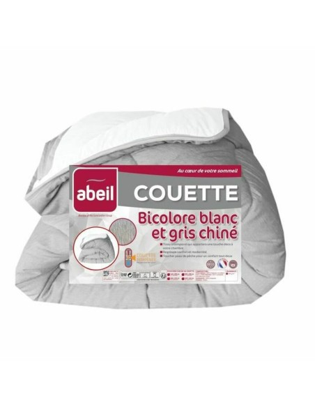 Remplissage de couette Abeil 220 x 240 cm Blanc/Gris | Tienda24 Tienda24.eu