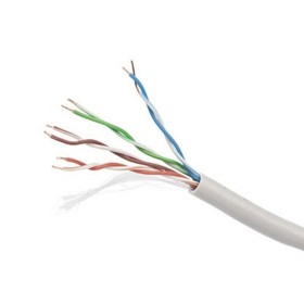 Cabo RJ45 Categoria 5 UTP Rígido GEMBIRD UPC-5004E-SOL/100 100 m Cinzento 100 m de GEMBIRD, Cabos Ethernet - Ref: S5623457, P...