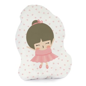 Cushion HappyFriday Happynois Multicolour Ballerina 40 x 30 cm by HappyFriday, Back & Body Pillows - Ref: D1610941, Price: 8,...