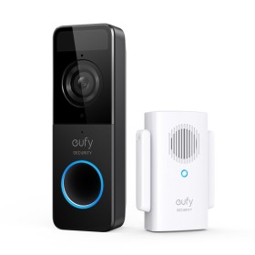 Interphone Vidéo Intelligent Eufy Video Doorbell 1080p Noir de Eufy, Interphones - Réf : S5623944, Prix : 134,61 €, Remise : %