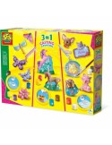 Set de Pasta Moldeable SES Creative Molding and painting - 3 in 1 | Tienda24 Tienda24.eu