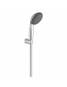 Pomme de douche EDM 10,3 x 3 x 23,5 cm Rond ABS Chrome | Tienda24 Tienda24.eu