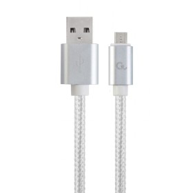 USB-Kabel auf micro-USB GEMBIRD CCB-MUSB2B-AMBM-6-S Weiß Silberfarben 1,8 m von GEMBIRD, USB-Kabel - Ref: S5624944, Preis: 4,...