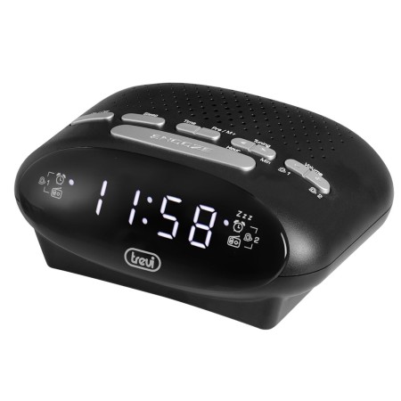 Reloj Despertador Trevi RC 821 D Negro de Trevi, Despertadores - Ref: S5625468, Precio: 17,46 €, Descuento: %