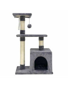 Arranhador para Gatos POPPY 50 x 30 x 80 cm Cinzento de BigBuy Home, Árvores de gatos - Ref: S7174799, Precio: 47,06 €, Descu...