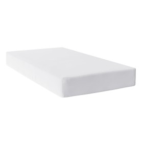 Lençol de baixo ajustável HappyFriday BASIC Branco 200 x 200 x 32 cm de HappyFriday, Lençóis e capas de almofadas - Ref: D161...