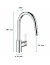 Mixer Tap Grohe 31484001 | Tienda24 Tienda24.eu