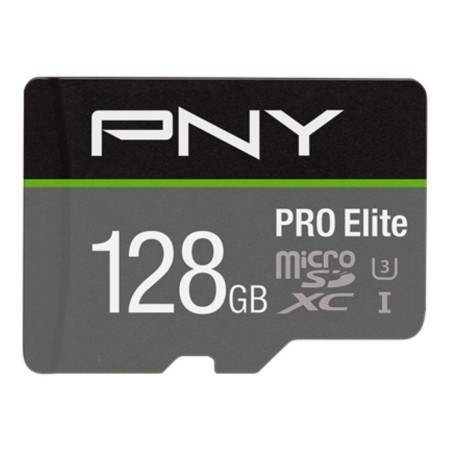 Micro SD Memory Card with Adaptor PNY P-SDU128V31100PRO-GE Pro Elite C10 128 GB by PNY, Memory cards - Ref: S5625985, Price: ...